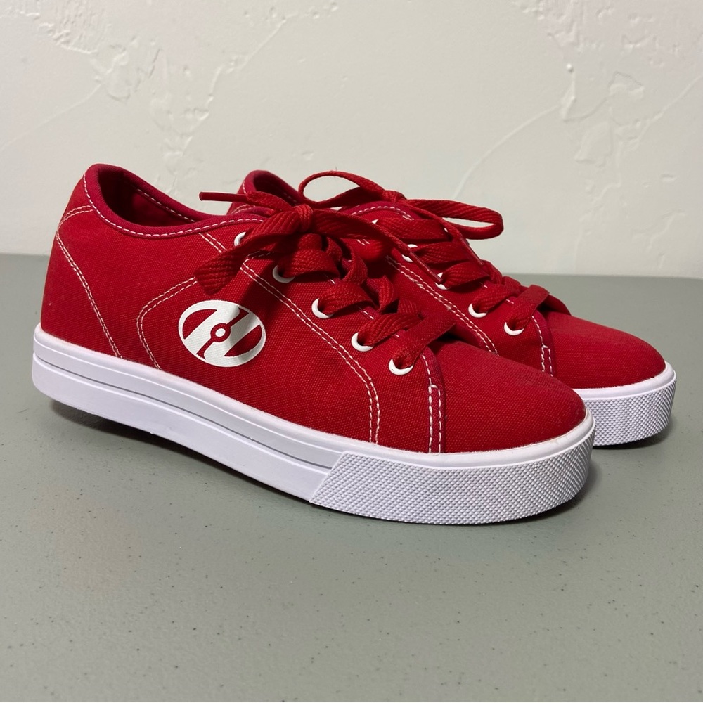 Red Canvas Athletic Sneakers - Men